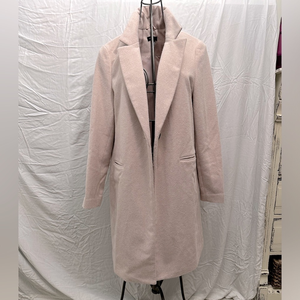 New Look Pale Pink longline jacket Size 10
